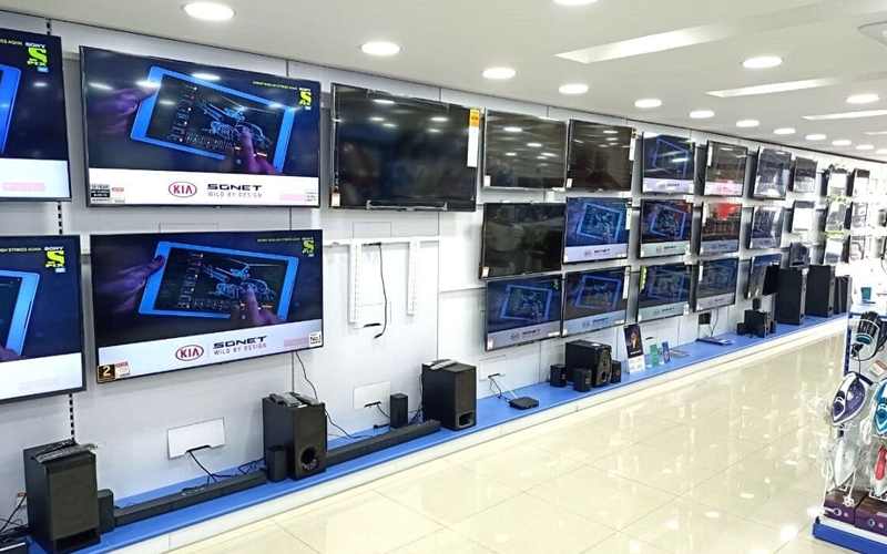 Electronic Display Rack